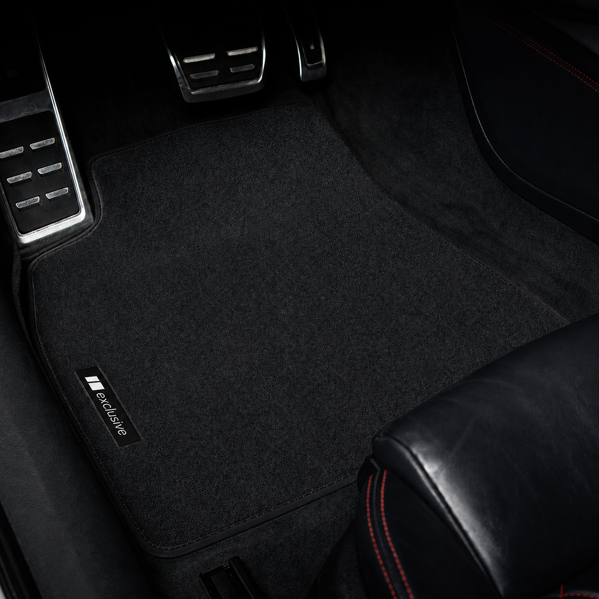 BMW 1-Series Convertible Velour Floor Mats 2008-2014 – E88 – Black Exclusive