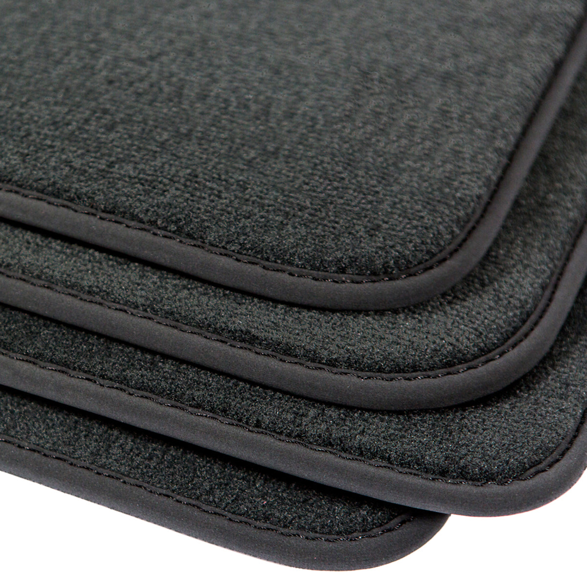 BMW 3-Series Convertible Velour Floor Mats 1985–1992 – E30 – Black