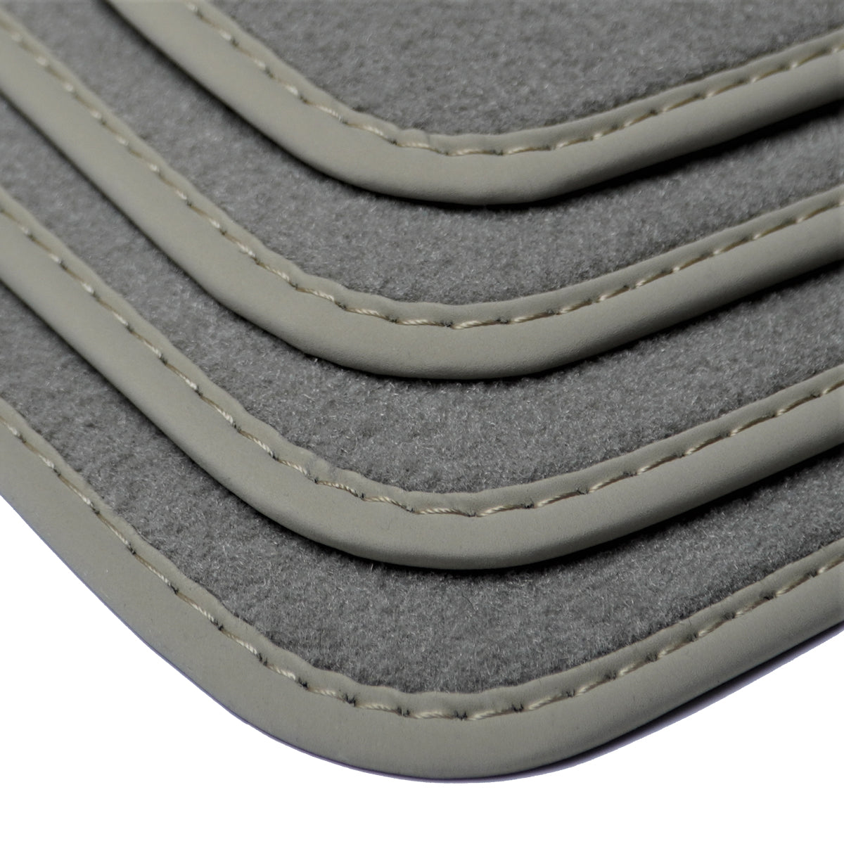 BMW 3-Series Velour Floor Mats Sedan 2006-2011 & Wagon 2006-2012 xDrive E90, E91 – Light Gray