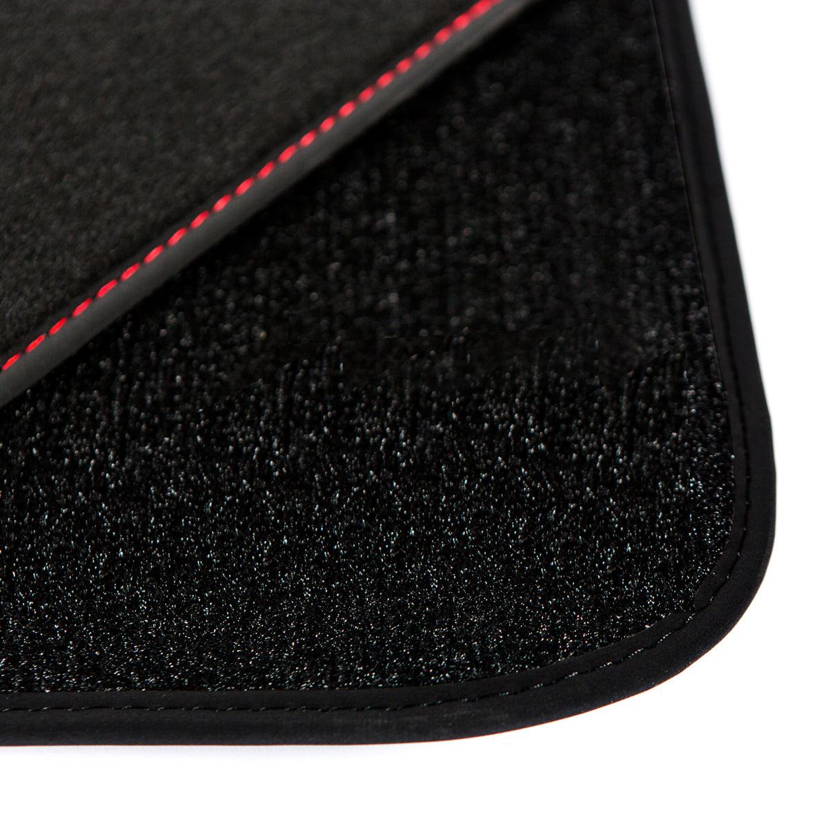 Chevrolet Corvette Velour Floor Mats 2015-2019 – C7 – Red Stitching