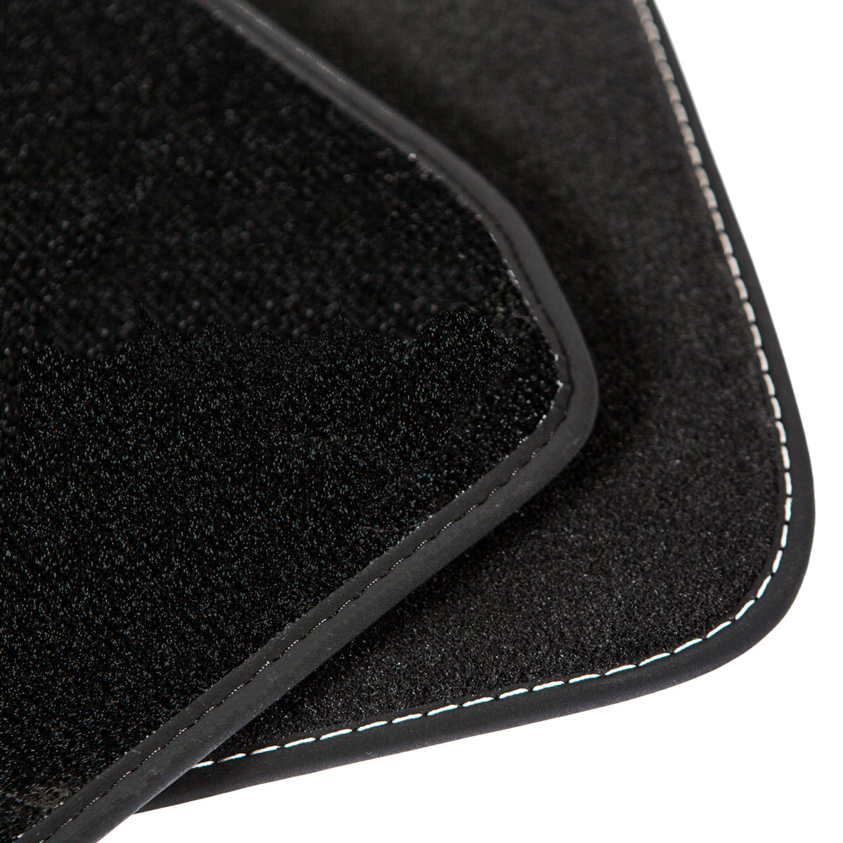 Chevrolet Corvette Velour Floor Mats 2015-2019 – C7 – Silver Stitching