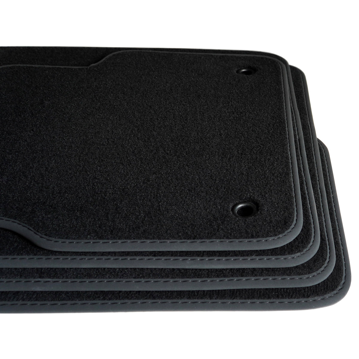 Dodge Charger Velour Floor Mats 2006–2010 – RWD – Black