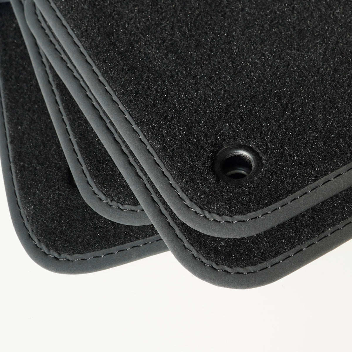 Dodge Grand Caravan 2008-2011 &amp; Chrysler Town and Country 2008-2011 1st Row Velour Floor Mats – Black