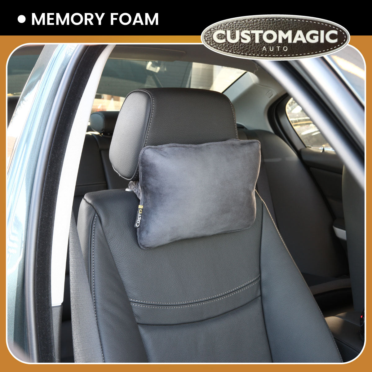 Customagic Neck Pillow | Memory Foam | Washable Cover