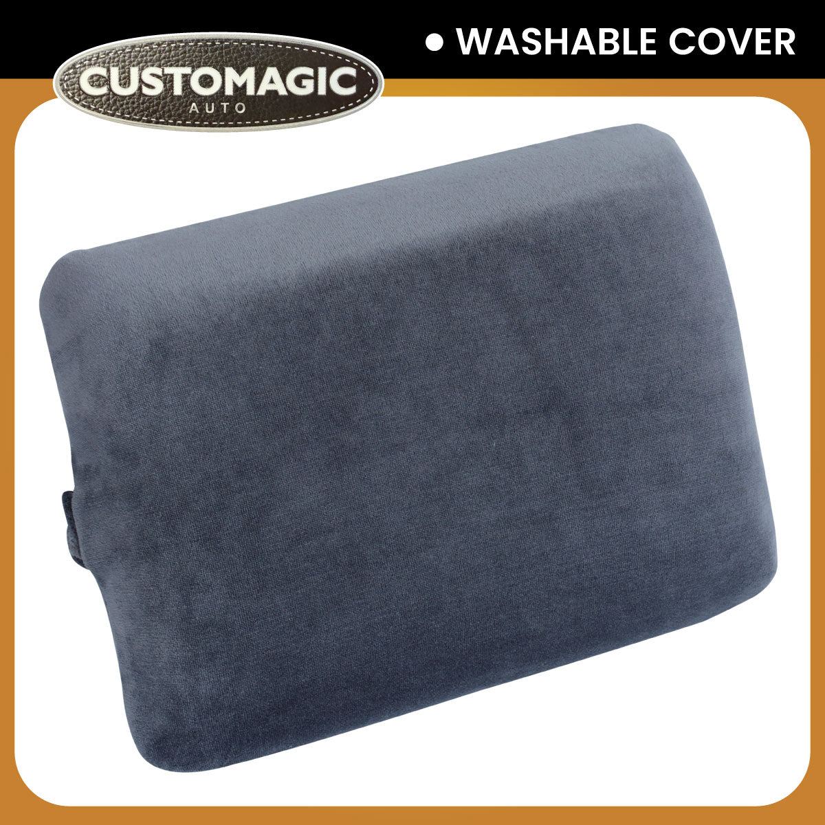 Customagic Neck Pillow | Memory Foam | Washable Cover