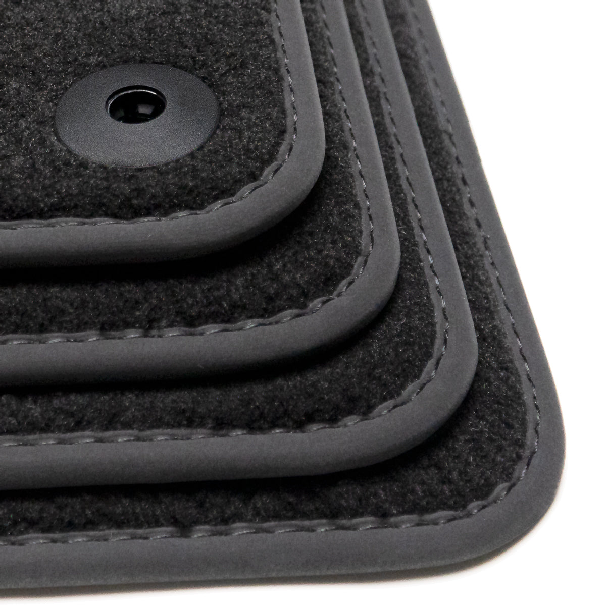 Kia Sorento 2021-2026 Velour Floor Mats – 4th Generation – Black