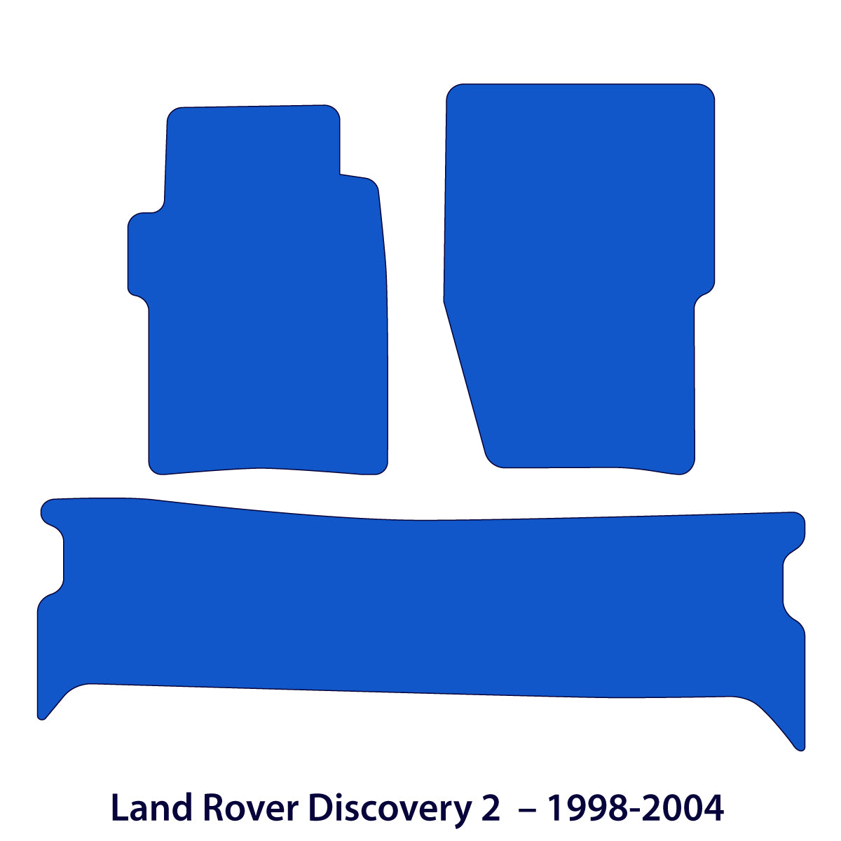 Land Rover Discovery 2 Velour Floor Mats 1998-2004 – Black