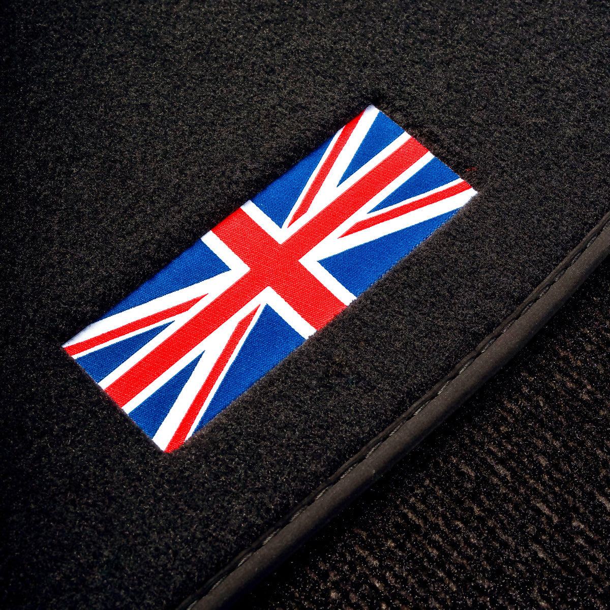 Mini Cooper One / Classic / Hardtop 4-Door Velour Floor Mats 2014-2024 – F55 – Flag Logo