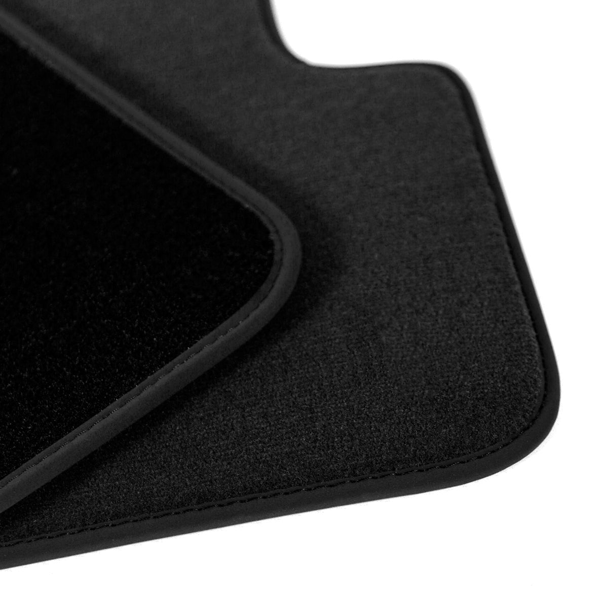 Mercedes CLK Velour Floor Mats – Coupe &amp; Convertible C208 &amp; A208 – Black