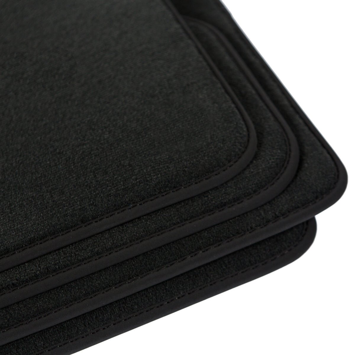 Mercedes S-Class W116 Velour Floor Mats 1973-1980 – Black