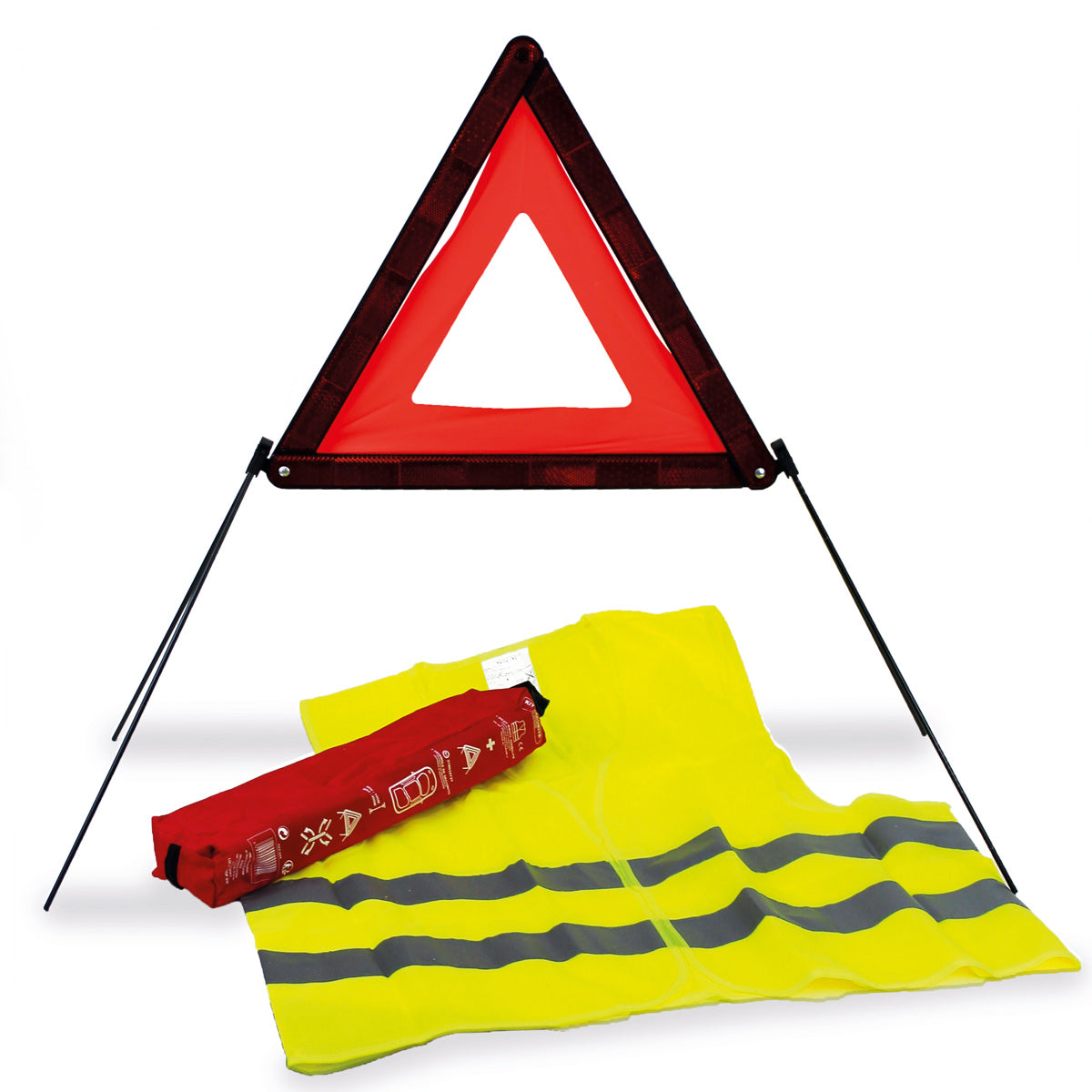Safety Kit – Reflective Safety Vest and Reflective Triangle