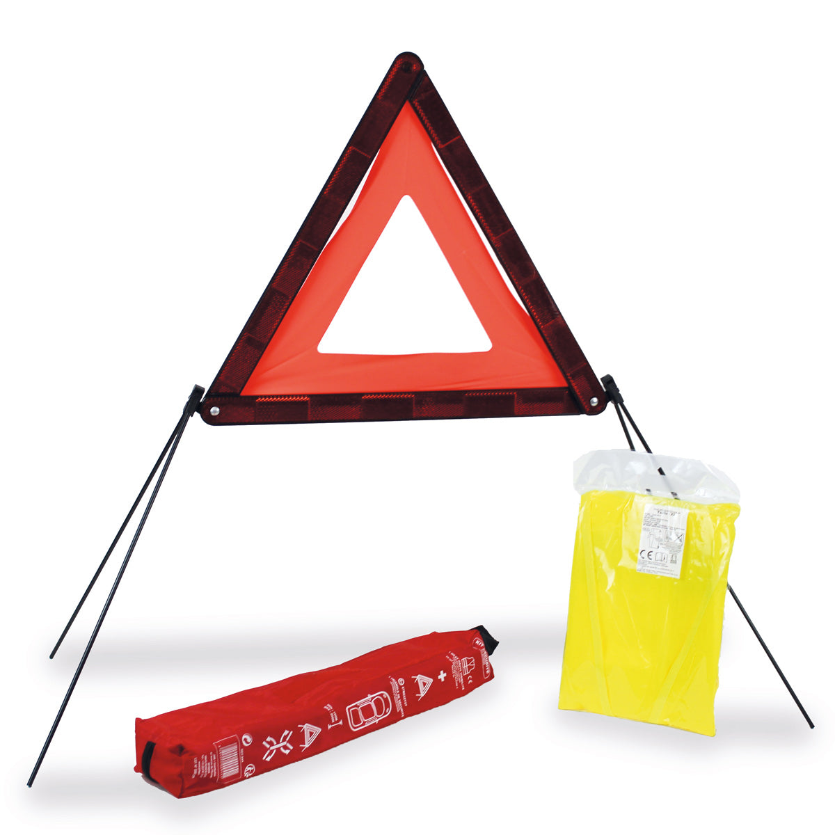 Safety Kit – Reflective Safety Vest and Reflective Triangle