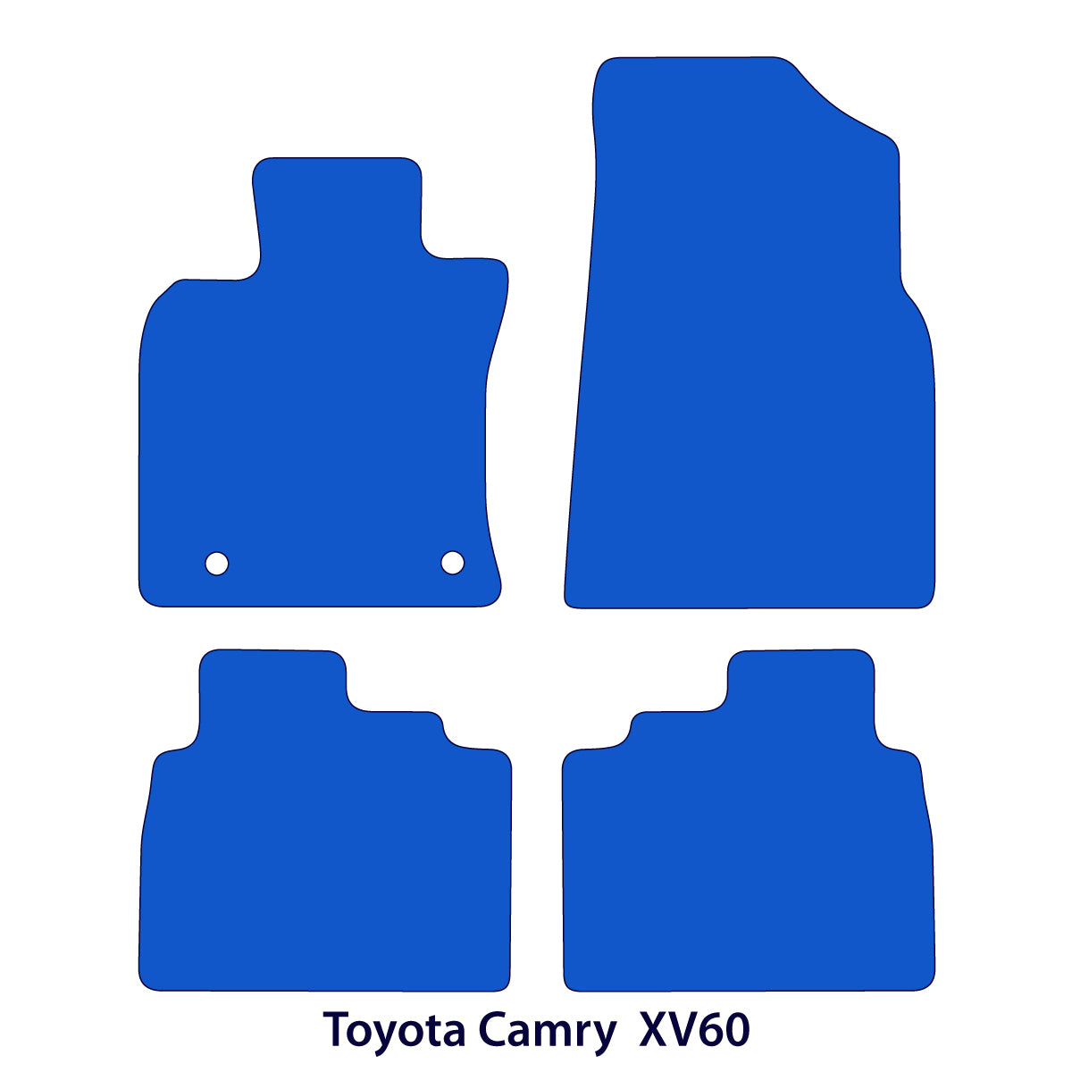 Toyota Camry Floor Mats - 2018-2023 XV60 - Black