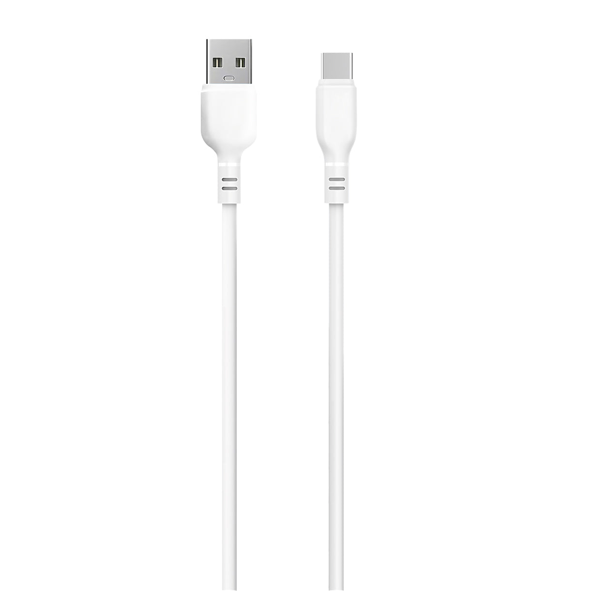 Gokana USB Silicone Cable | USB-A to USB-C | Charging & Data – White
