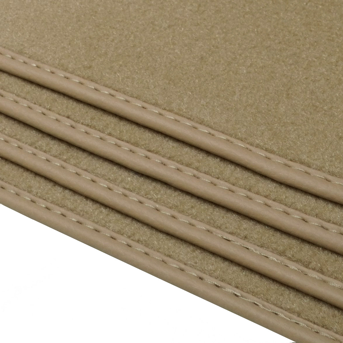 Audi A6 &amp; S6 Velour Floor Mats 2005-2011 – C6 – Beige