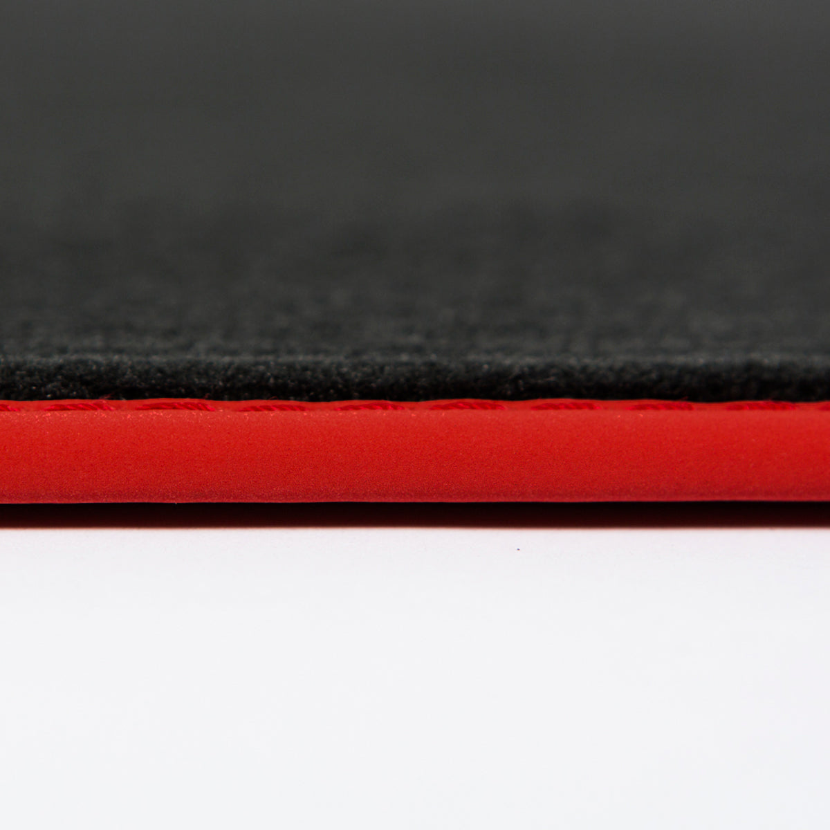 Audi A6 &amp; S6 Velour Floor Mats 2005-2011 – C6 – Red Sportline