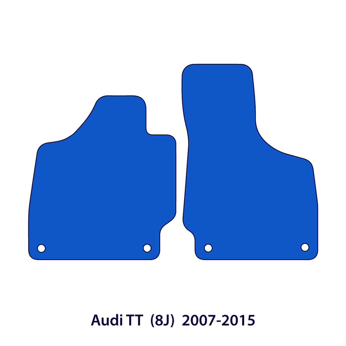 Audi TT Floor Mats 8J Black