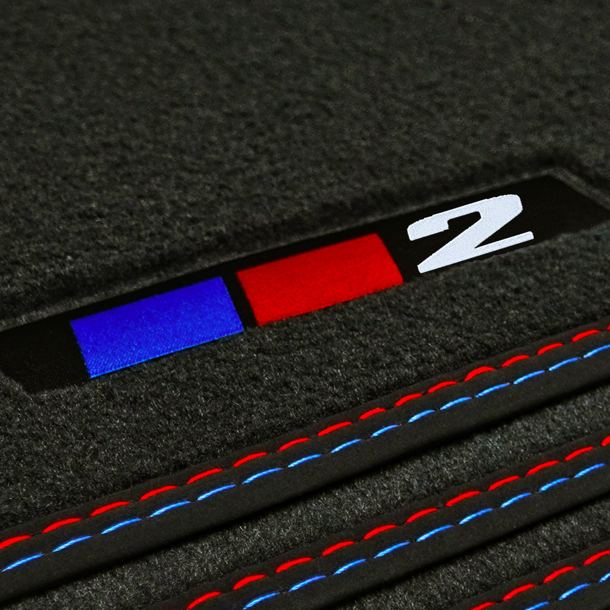 BMW 2-Series Coupé Velour Floor Mats 2022-2026 – G42, G87 – 2 Logo