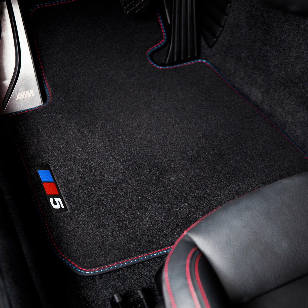 BMW 5-Series Velour Floor Mats 1996-2003 – E39 – 5 Logo