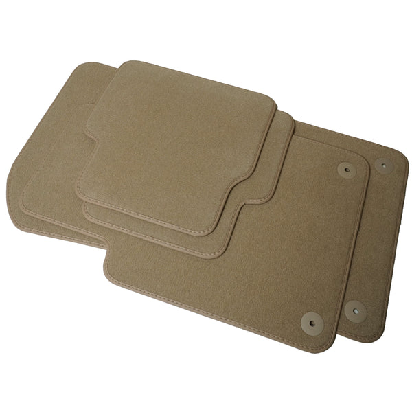 Audi A4 & S4 Floor Mats - Sedan, Wagon B6 & B7 - Beige