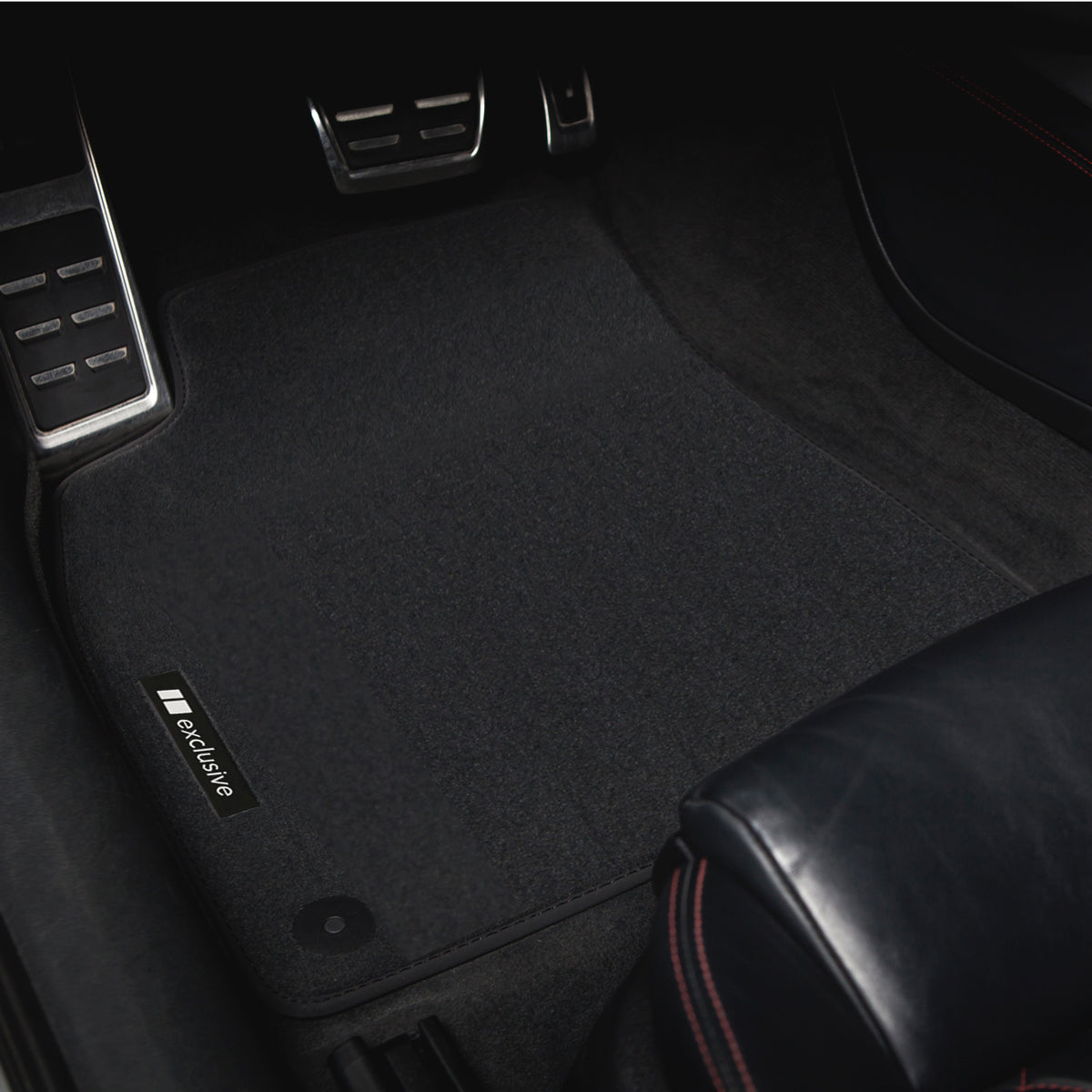 Audi A6 &amp; S6 Velour Floor Mats 2005-2011 – C6 – Black Exclusive