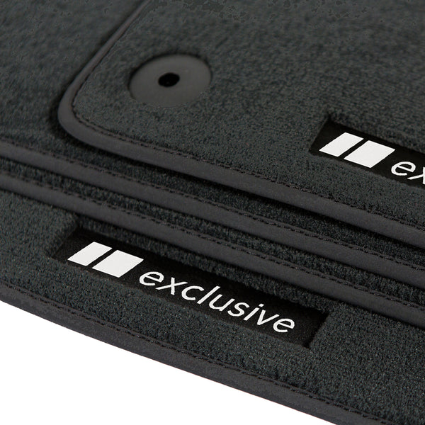 Audi A4 & S4 Floor Mats Sedan, Wagon, Allroad B8 Black Exclusive