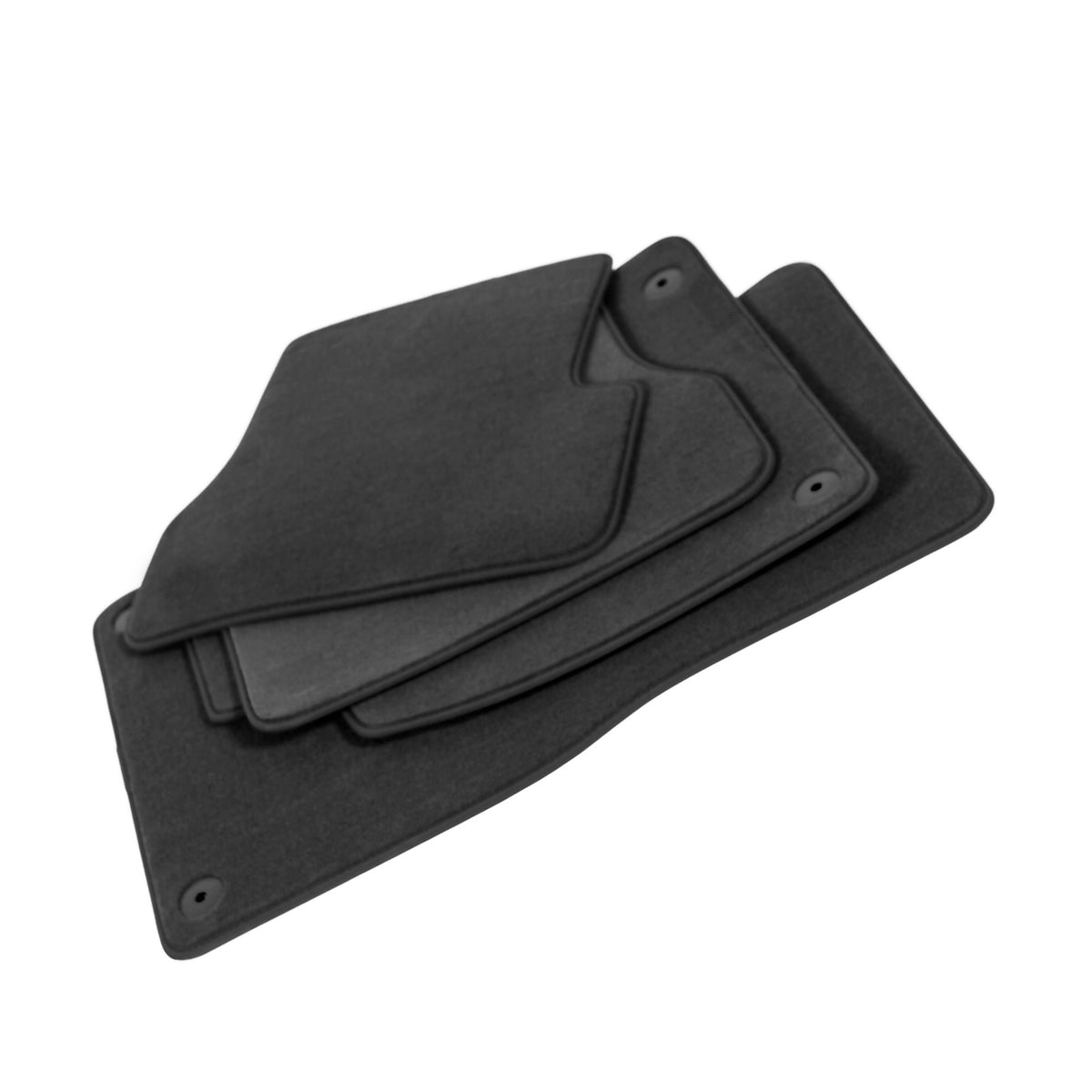 Audi Q7 Velour Floor Mats 2007-2015 – 4L – Black