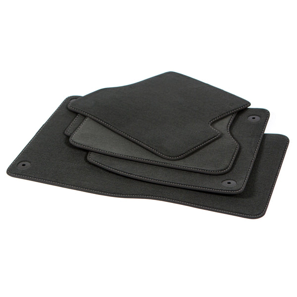 Matwise 4-Piece Velour Carpet Mats For Audi Q7 & Q8 (2016-2025) – OEM Quality, Black