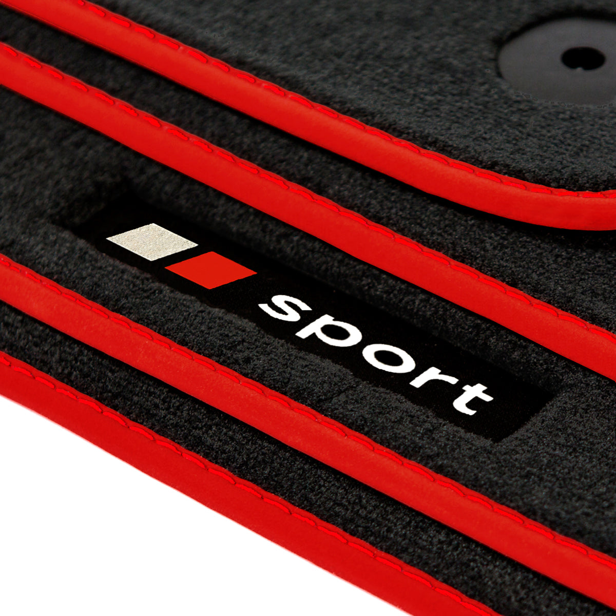 Audi TT Floor Mats - 8N - Red Sport