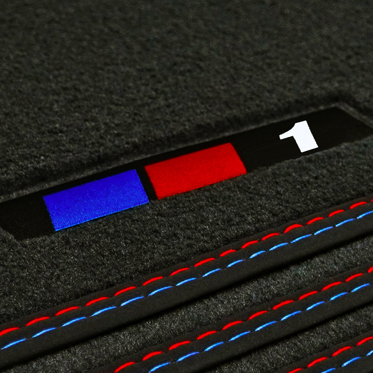 BMW 1-Series Convertible Velour Floor Mats 2008-2014 – E88 – 1 Logo