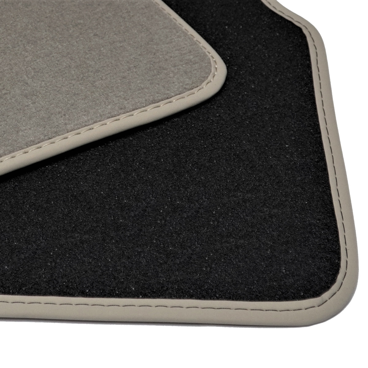 BMW 3-Series Convertible Velour Floor Mats 1987-1993 – E30 – Light Gray