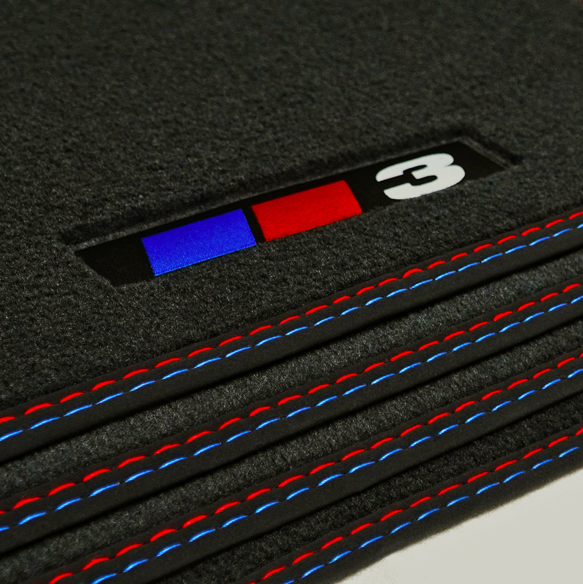 BMW 3-Series Velour Floor Mats 1984-1993 – Coupe & Sedan E30 – 3 Logo