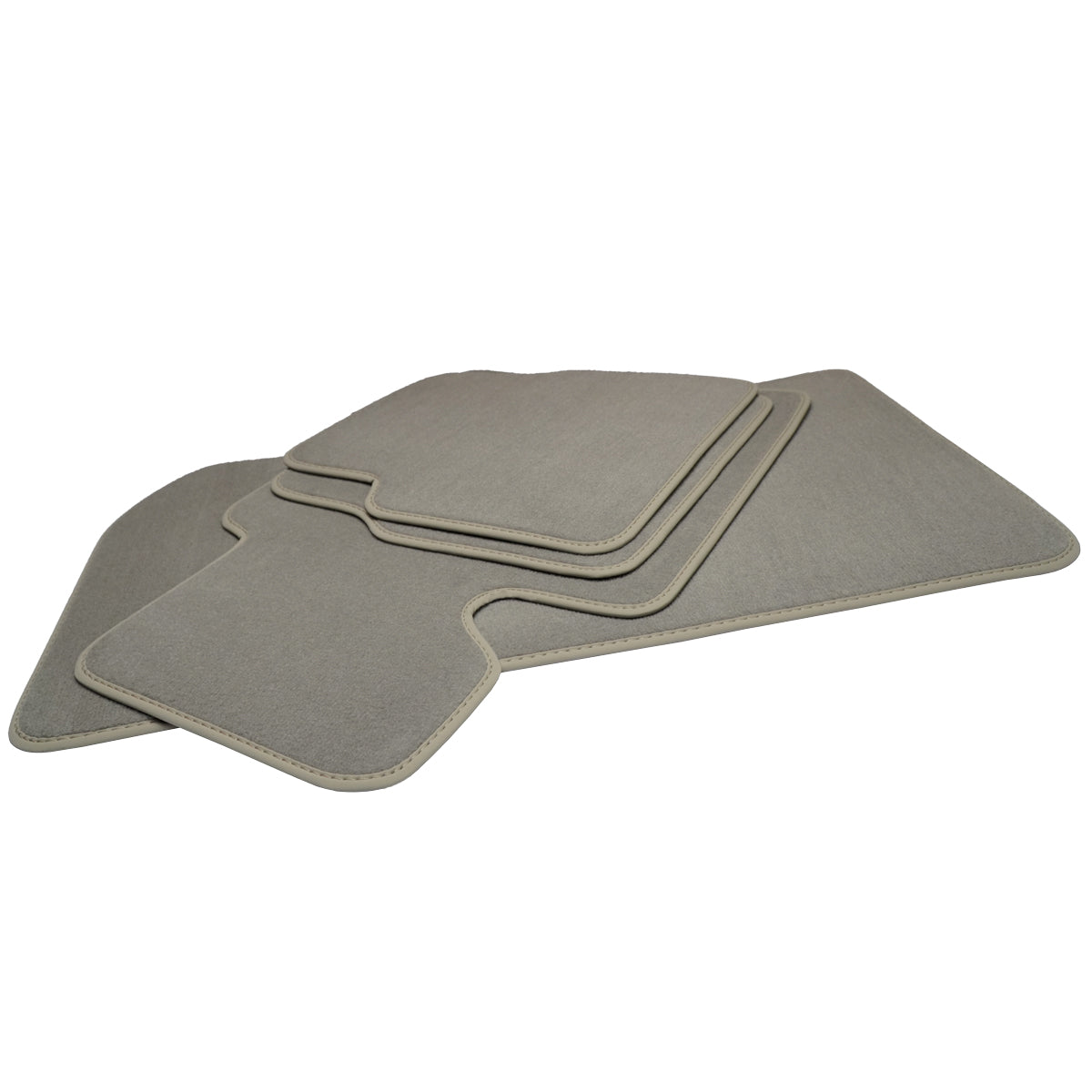 BMW 3-Series Velour Floor Mats 1984-1993 – Coupe &amp; Sedan E30 – Light Gray