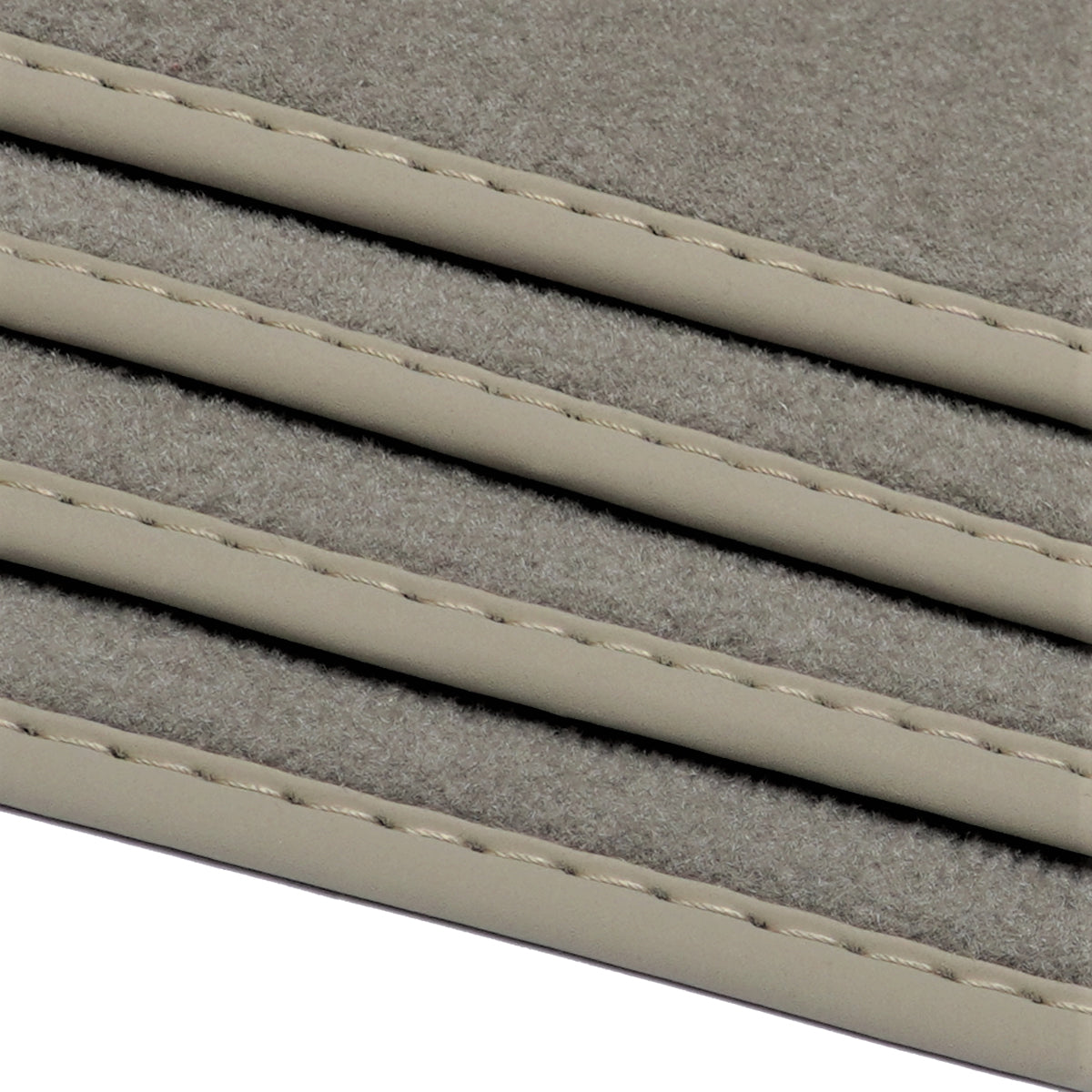 BMW 3-Series Velour Floor Mats 1984-1993 – Coupe &amp; Sedan E30 – Light Gray