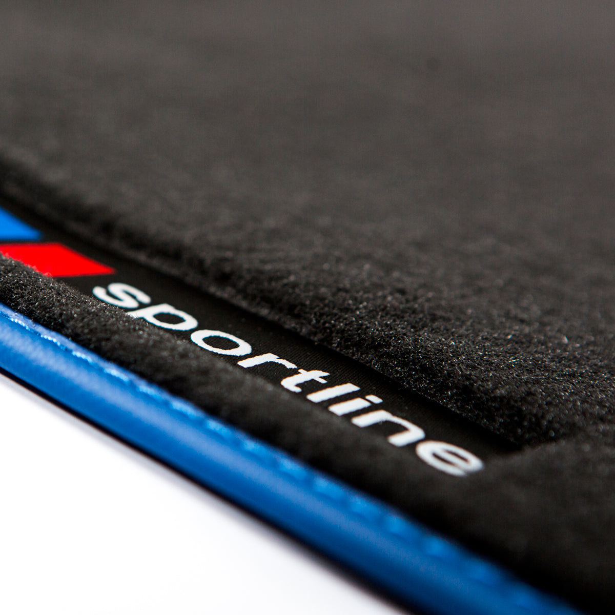 BMW 5-Series Velour Floor Mats xDrive 2004-2010 – E60, E61 – Blue Sportline