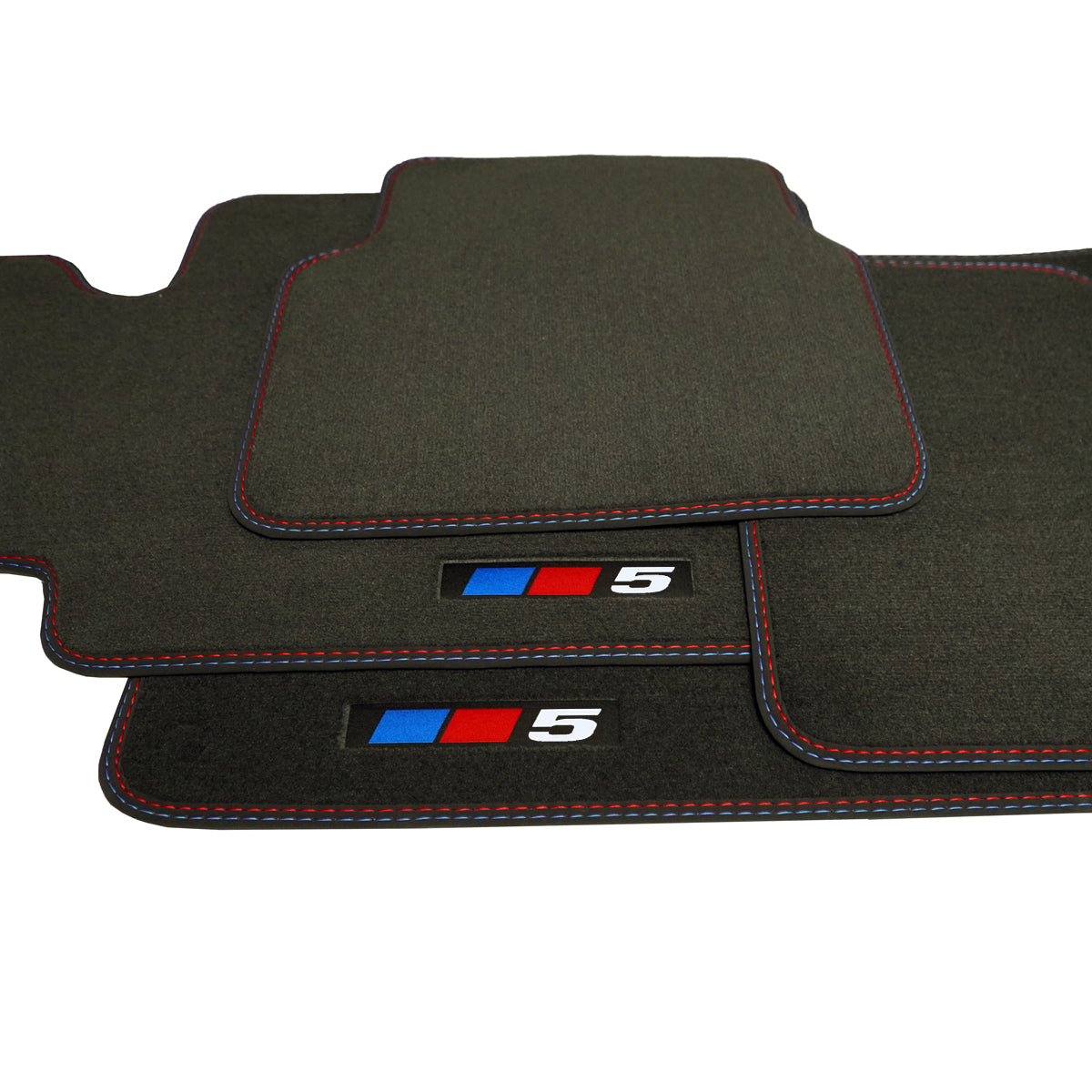 BMW 5-Series Velour Floor Mats xDrive 2011-2016 – F10, F11 – 5 Logo