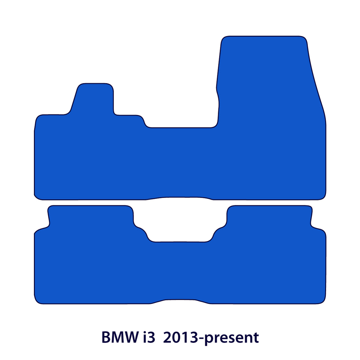 BMW i3 Velour Floor Mats 2013-2021 – Black