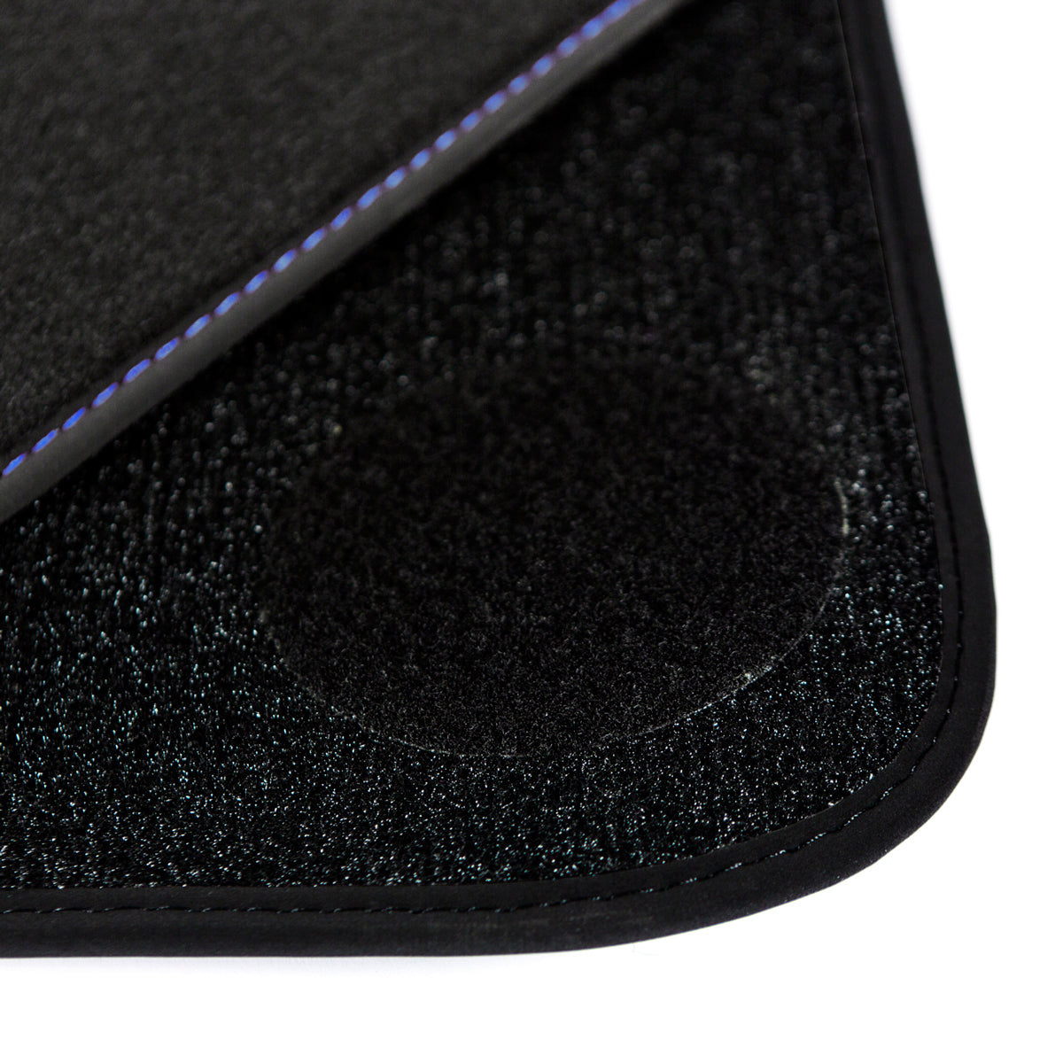 BMW i3 Velour Floor Mats 2013-2022 – Blue Stitching