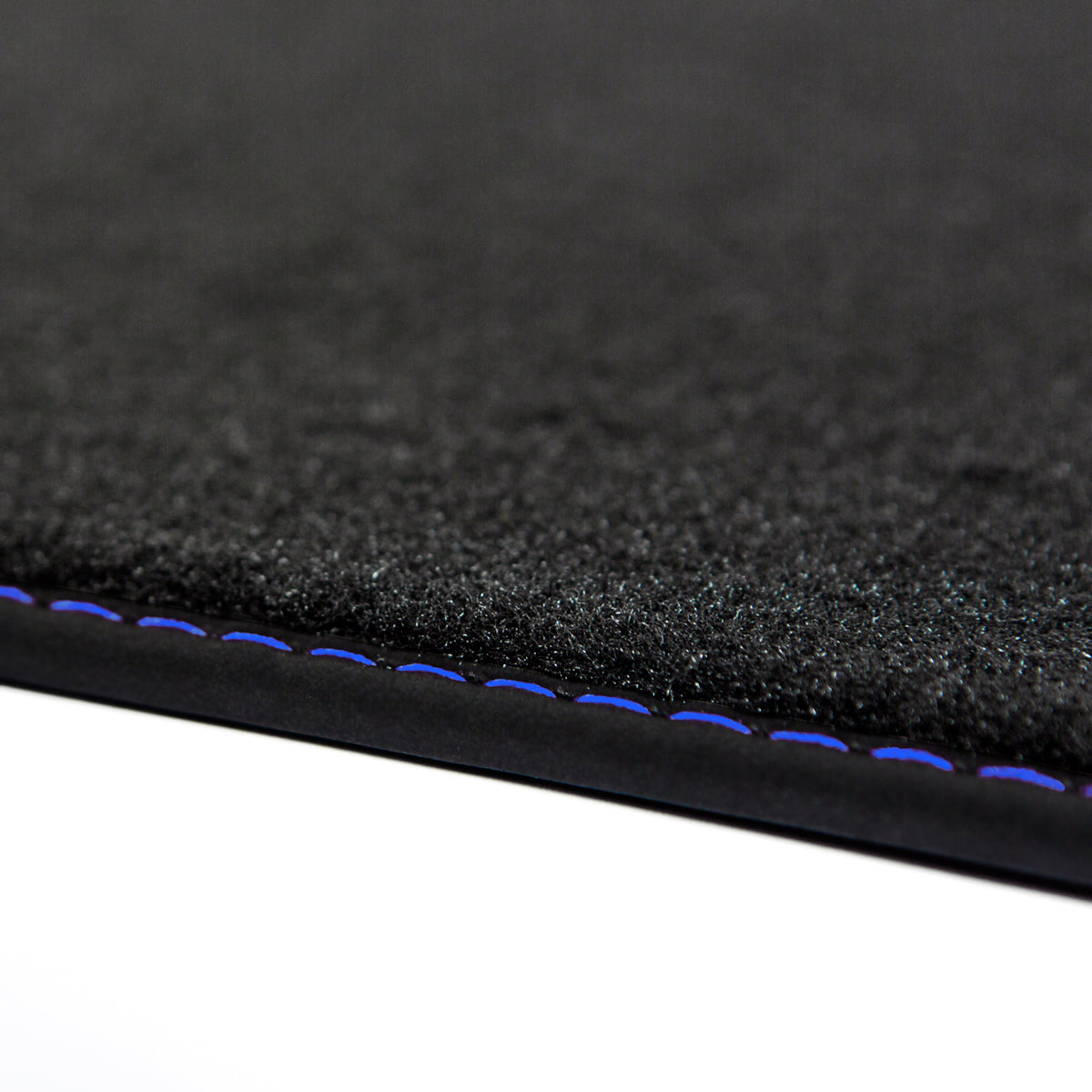 BMW i3 Velour Floor Mats 2013-2022 – Blue Stitching