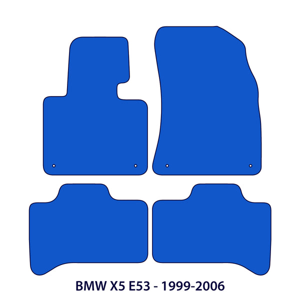 BMW X5 Floor Mats - E53 - Black