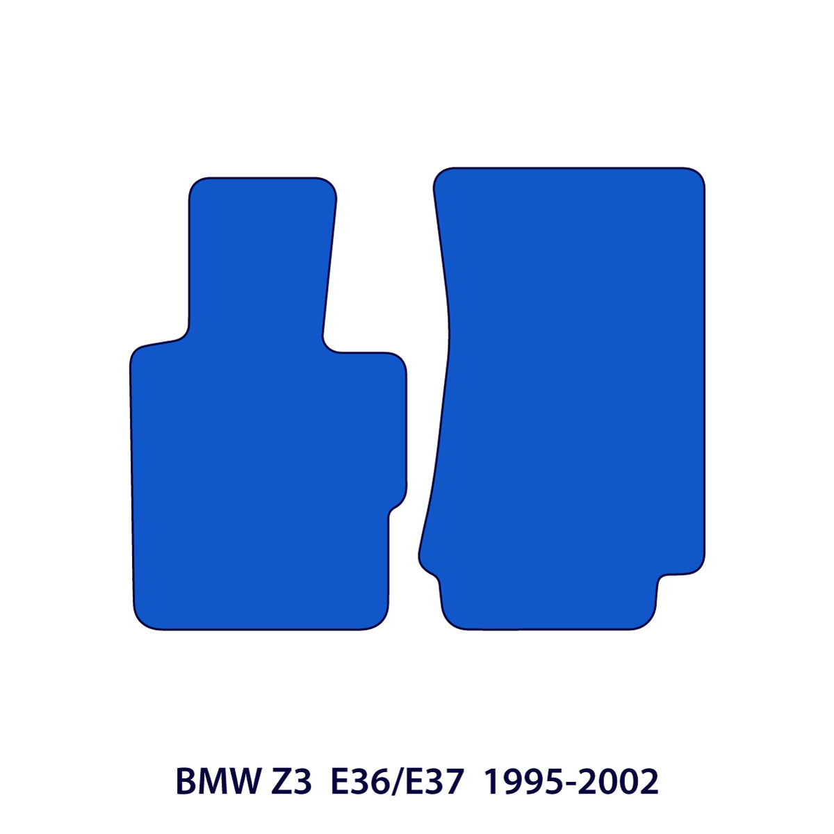 BMW Z3 Velour Floor Mats 1995–2002 – E36/E37 – Z Logo