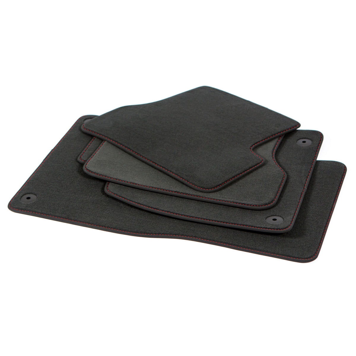 Ford Edge Floor Mats - Second Generation - Red Stitching