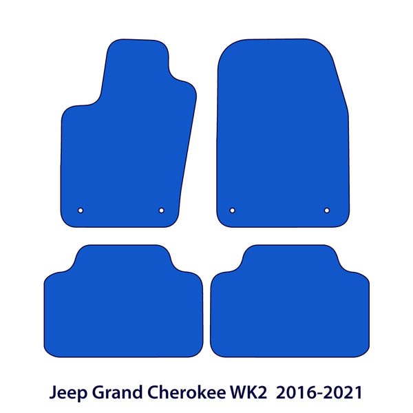 Jeep Grand Cherokee Floor Mats WK2 20162021 Black
