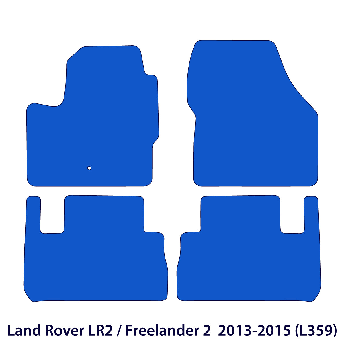 Land Rover LR2 / Freelander 2 Floor Mats - 2013-2015 L359 - Black