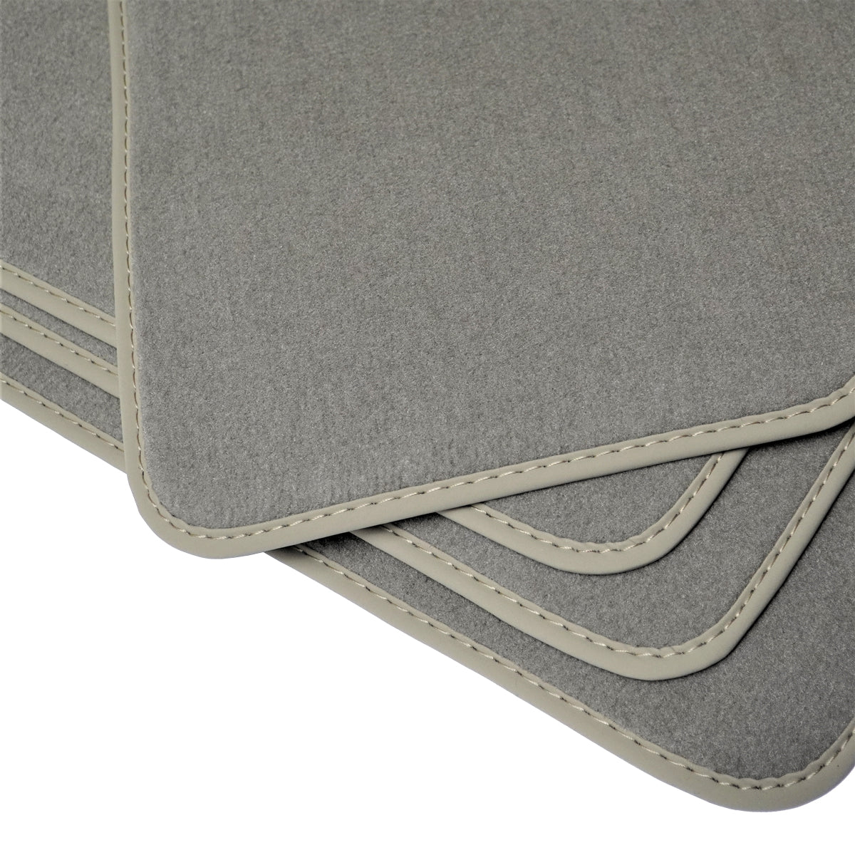 Mercedes M-Class ML Velour Floor Mats 2006-2011 – W164 – Light Gray