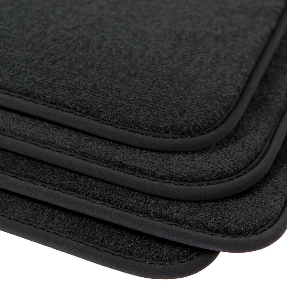 Mercedes S-Class Coupe &amp; Convertible Velour Floor Mats 2014-2021 – C217 &amp; A217 – Black