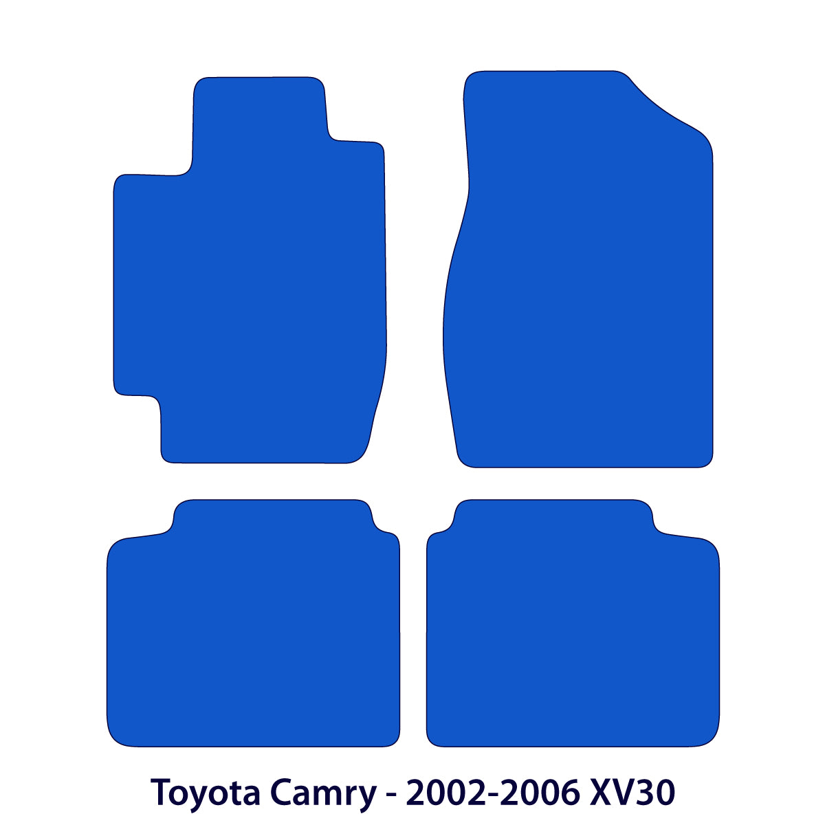 Toyota Camry Floor Mats - 2002-2006 XV30 - Black