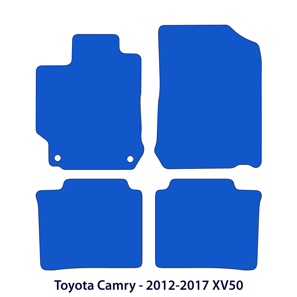 Toyota Camry Floor Mats - 2012-2017 XV50 - Black