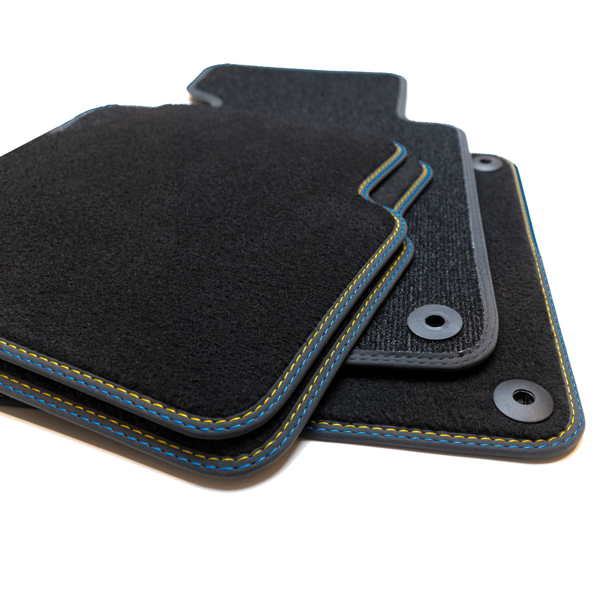 Volvo S40 &amp; V40 Velour Floor Mats 2000-2004 – 1st Gen Facelift – Sport Stitching