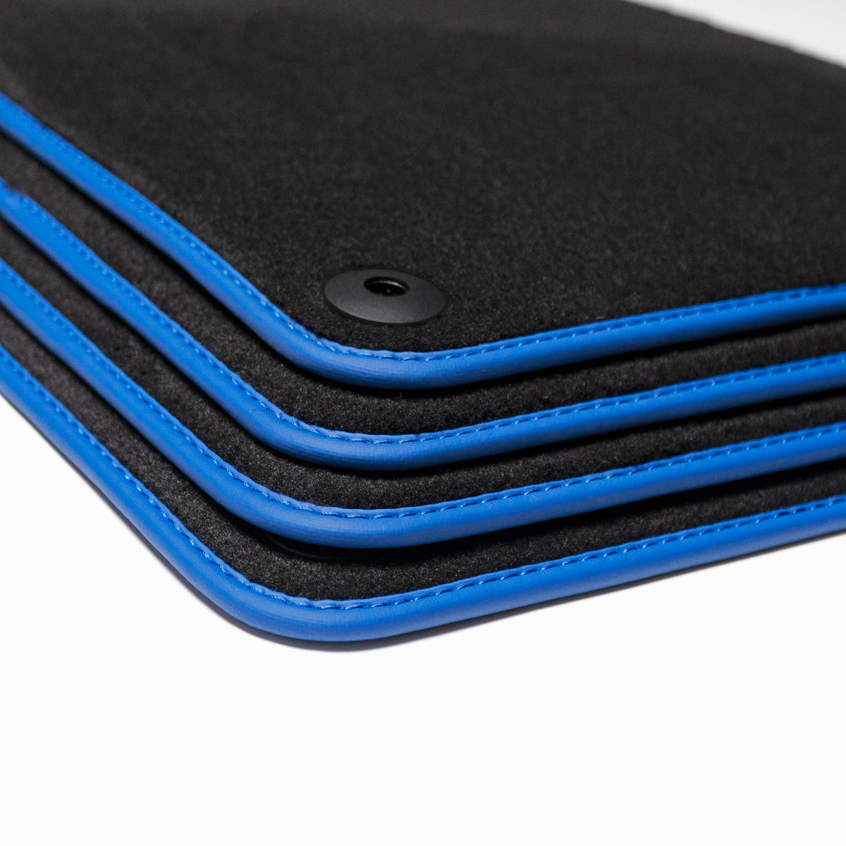 Volvo S60 Velour Floor Mats 2000-2010 – 1st Generation – Blue Edging